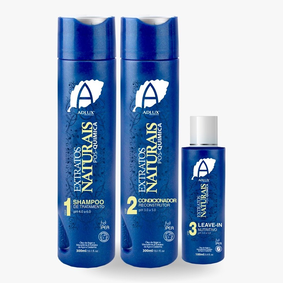 Kit Extratos Naturais Manutenção - 3 Passos