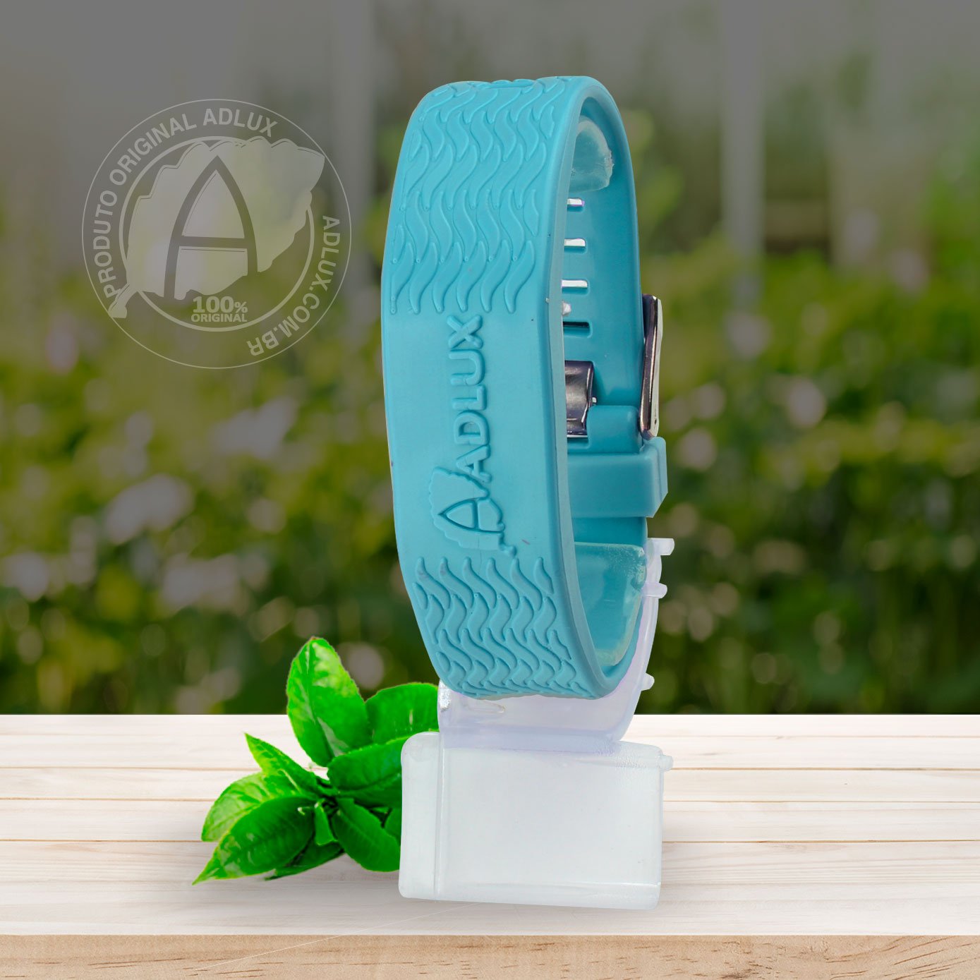 Pulseira Bioquântica Social ADX - Azul Bebê