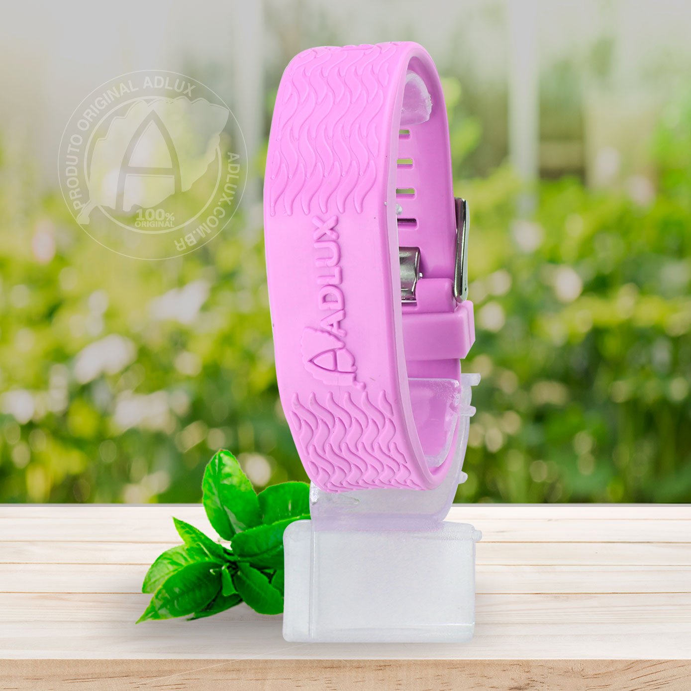 Pulseira Bioquântica Social ADX - Rosa Bebê