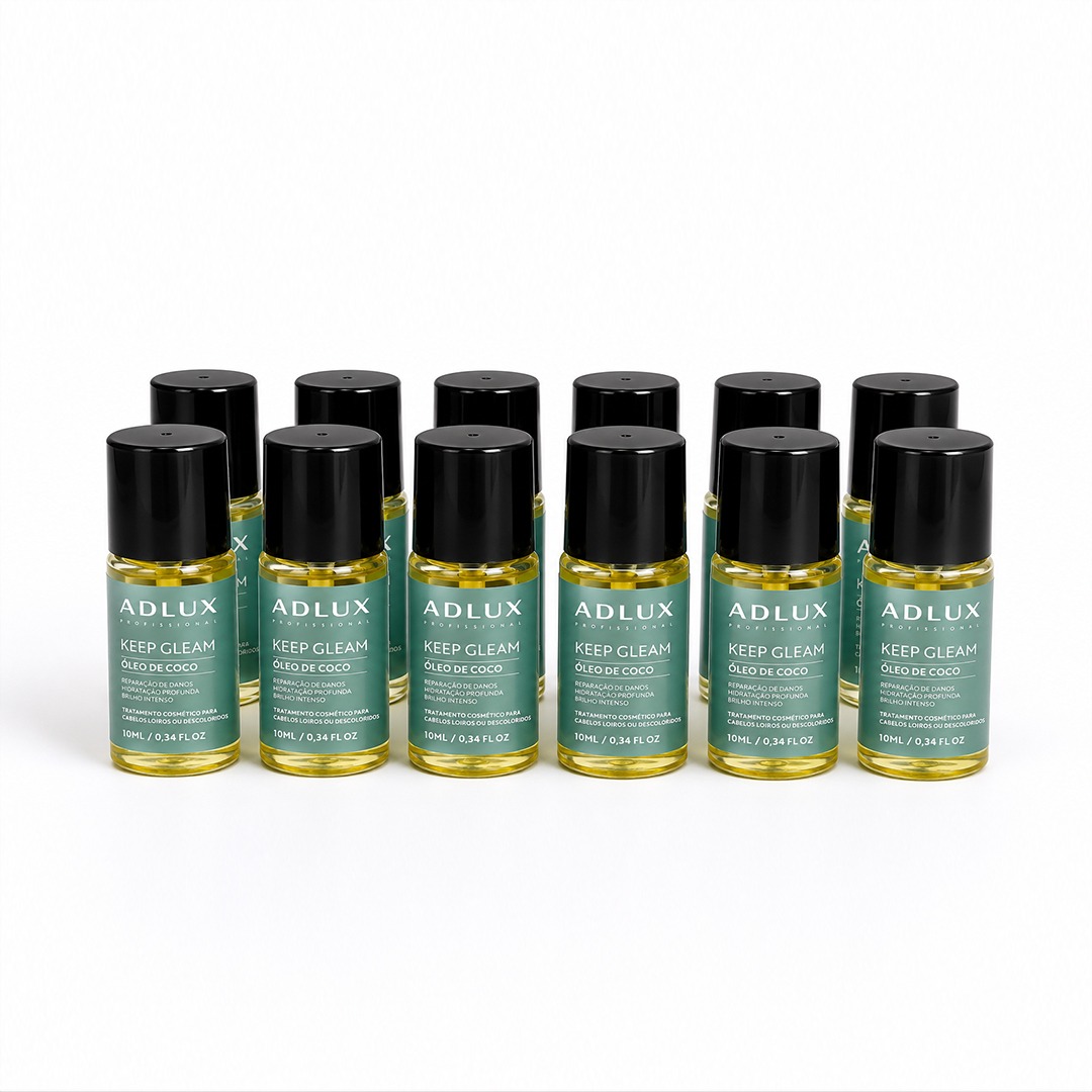 kIT 12 Keep Gleam Óleo de Coco - 10ml